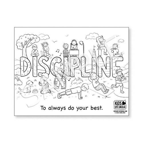 Goals life skills coloring sheet â kids love life skills