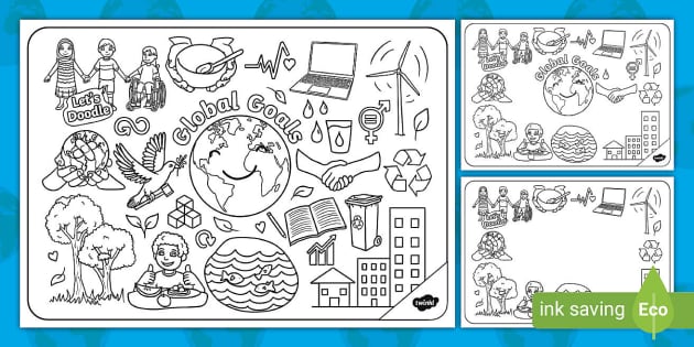 Global goals louring pages