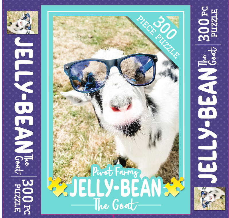 Piece jigsaw puzzle goat in shades moderate â pivot farm