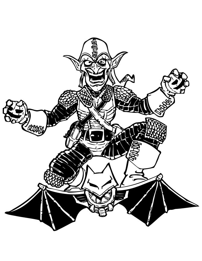 Goblin coloring pages