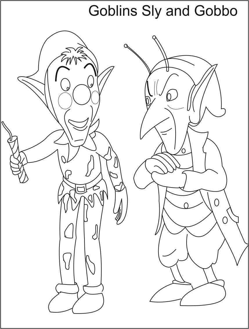 Goblin coloring pages