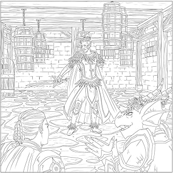 The dãngeonmeister gobl quest colorg book follow along withâand colorâthis all