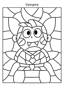Mythical creatures coloring pages vampire unicorn yeti goblin dragon