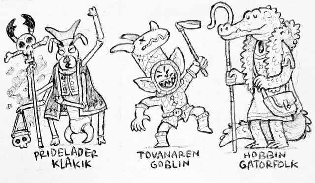 Artoc this little goblin is pretending to be a dragon and everyone loves it rdnd