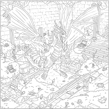 The dãngeonmeister goblin quest coloring book follow along withâand colorâthis all