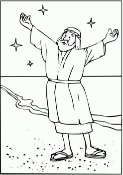 Abraham abram is called by god gen coloring by mrfitz tpt