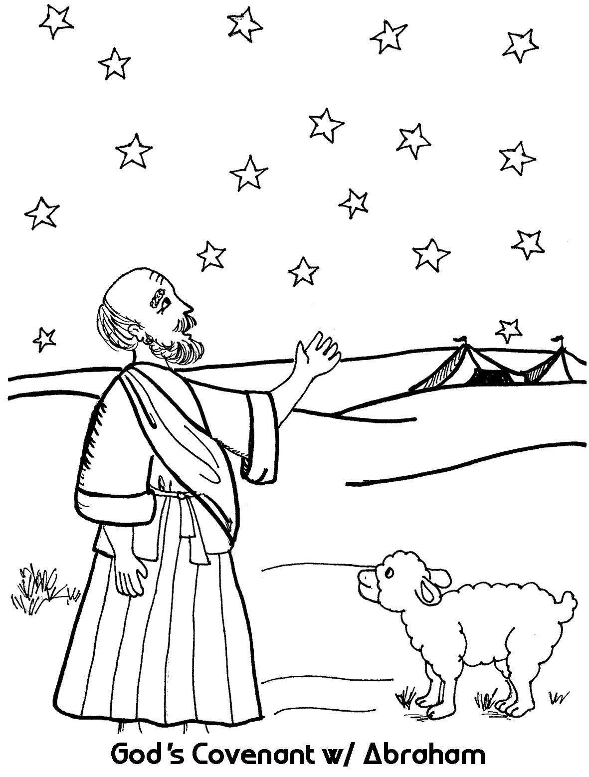 Delightful abraham bible coloring pages bible coloring pages bible coloring sunday school coloring pages