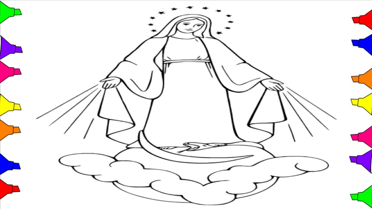 Coloring pages on x how to draw mary mother of god step by step for kids toddlers l christian coloring pages httpstcoctabyhxe httpstcoibapjpdrd x