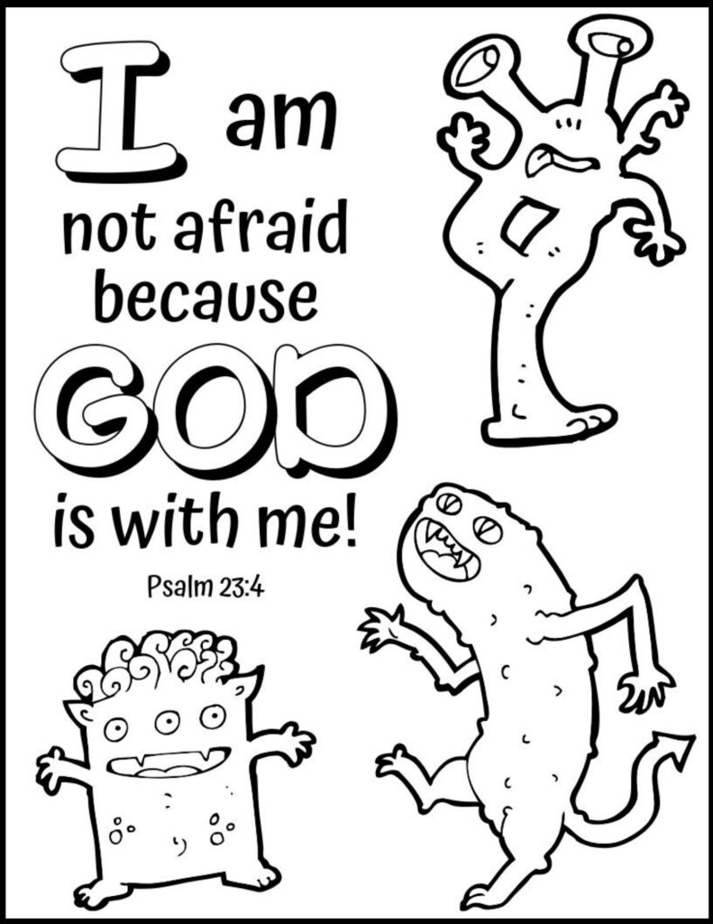 The best christian halloween coloring pages