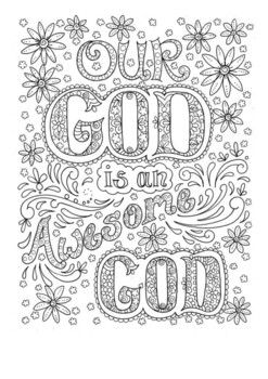 Awesome god coloring by mrfitz tpt