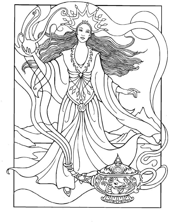 Pin by gisele sabourin on coloriage plus vieux coloring pages beautiful goddess color