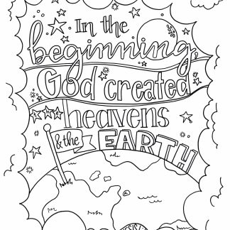 Zephaniah coloring page