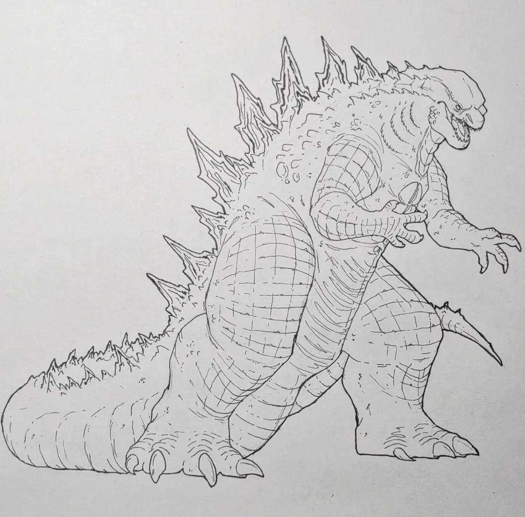Zketchartð on x another godzilla mission down drawing art mission httpstcornxlxpaoig x