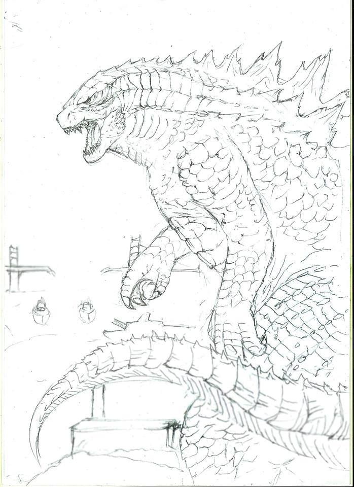 Godzilla kaiju art godzilla wallpaper godzilla tattoo
