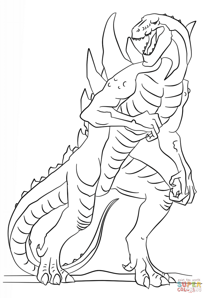 Godzilla the series coloring page free printable coloring pages