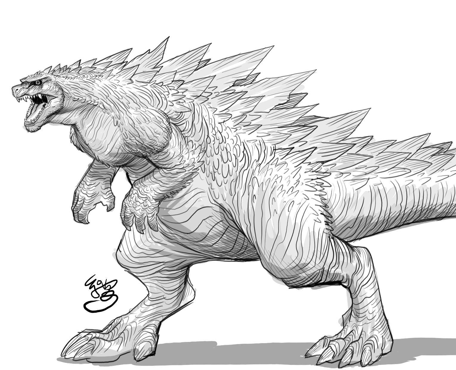 Godzilla by ej