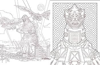 Godzilla the official coloring book titan books