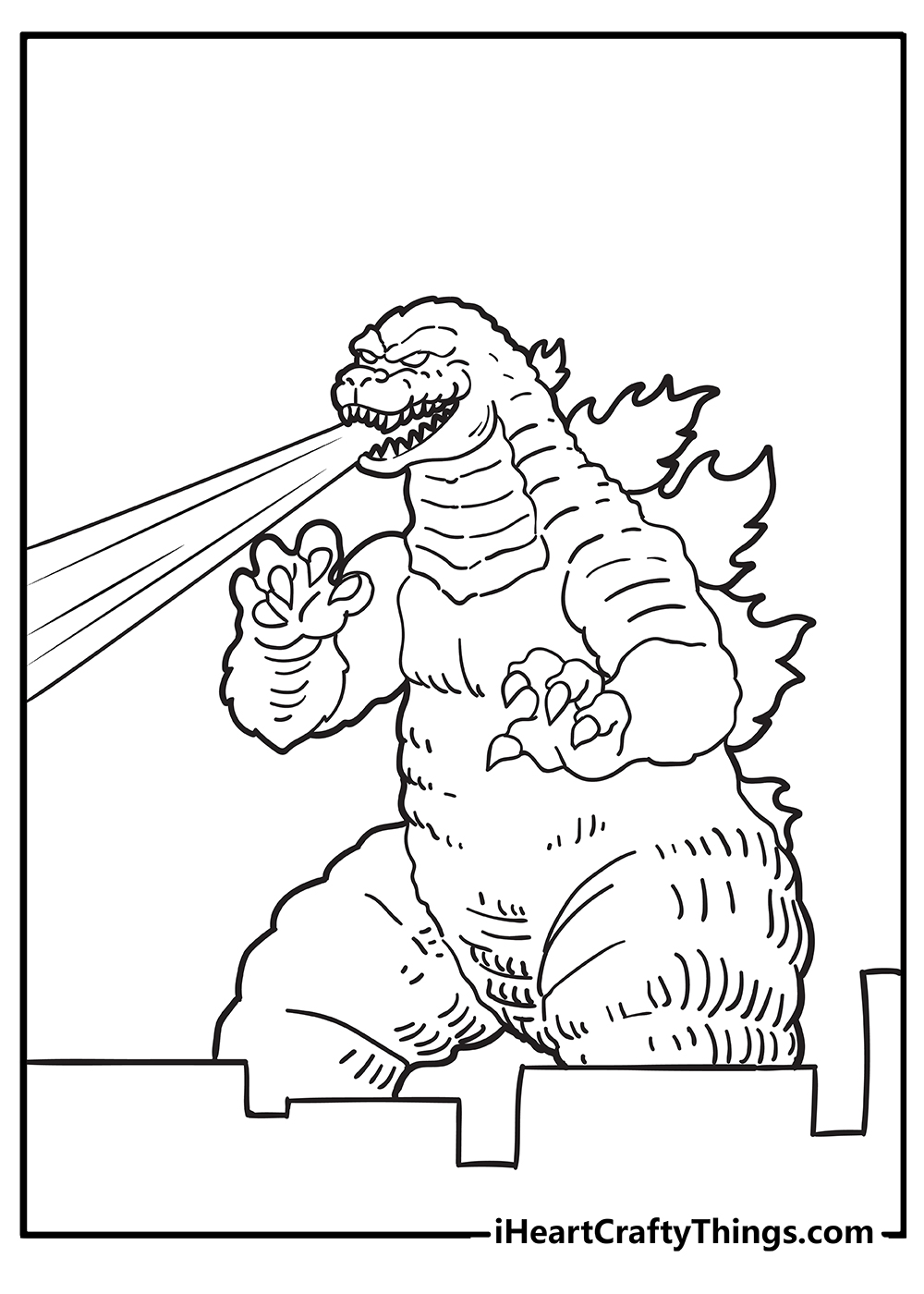 Powerful godzilla worksheet
