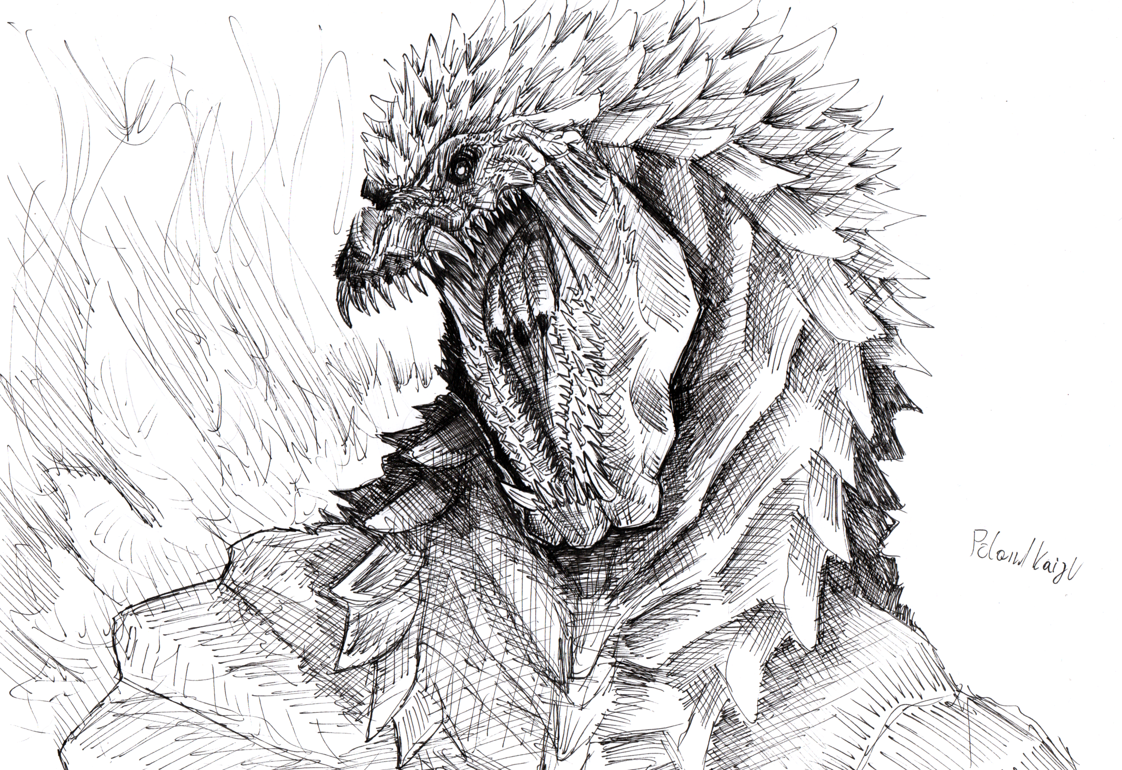 Godzilla ultima by polandkaiju on