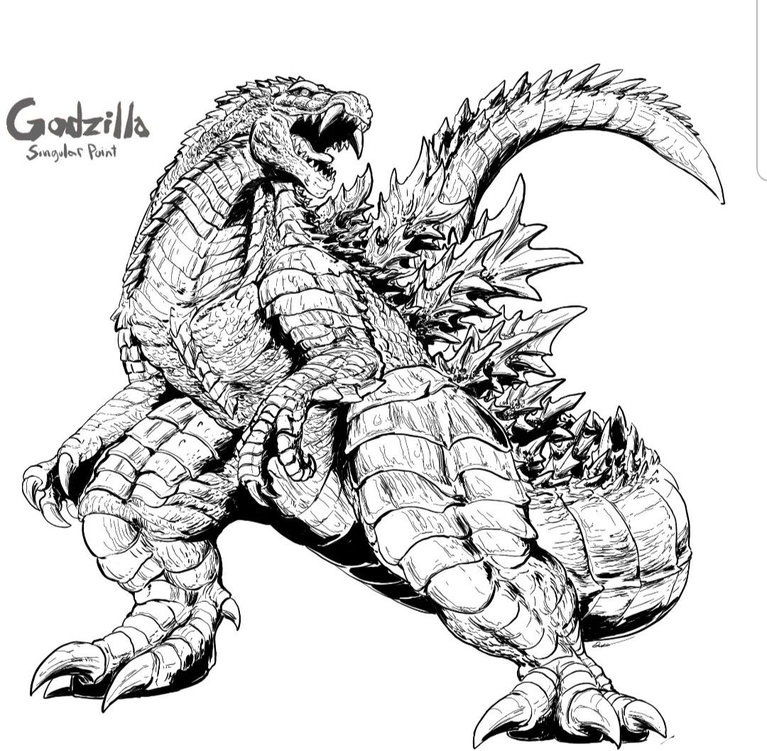 Godzilla singuler point by demogorgontwisted on