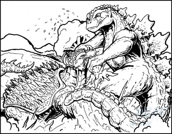 Godzilla coloring pages free godzilla coloring pages godzilla vs