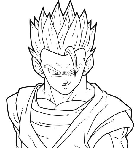 Gohan ssj by drozdoo fan art digital art drawings