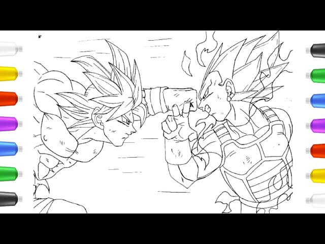 Dragon ball new coloring pages