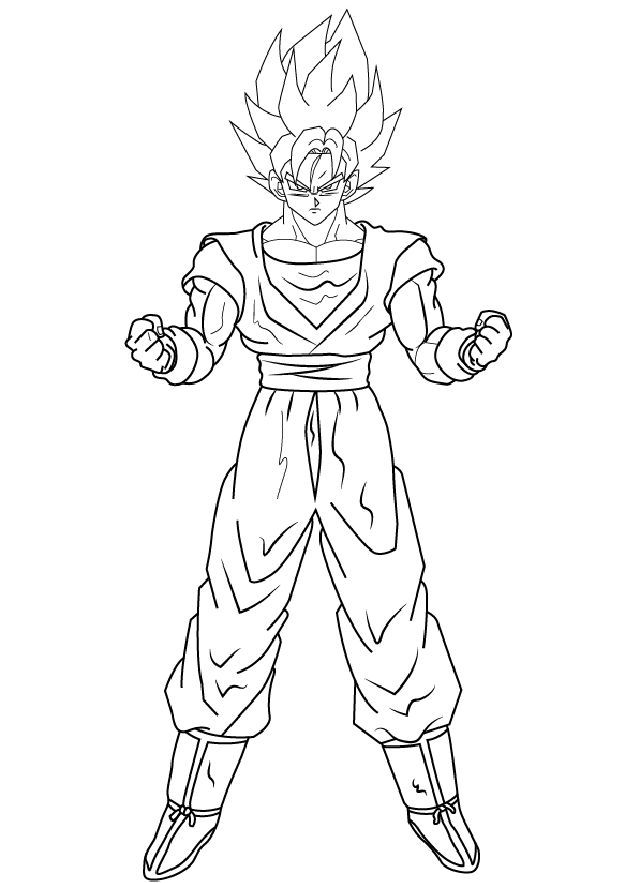 Easy goku drawing ideas