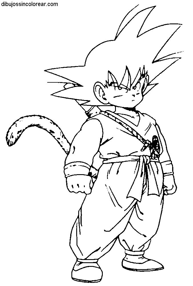 Dibujos para colorear de goku cãmo dibujar a goku dragon para dibujar dibujos de dragãn