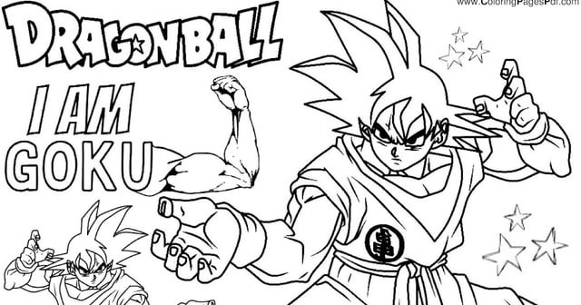 Dragon ball z coloring pages goku rcoloringpagespdf