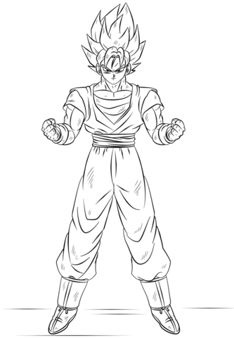Dragon ball z coloring pages free coloring pages