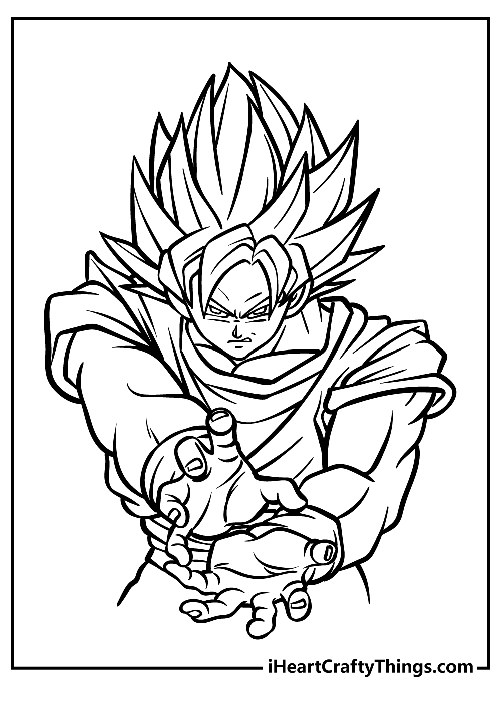 Goku coloring pages free printables