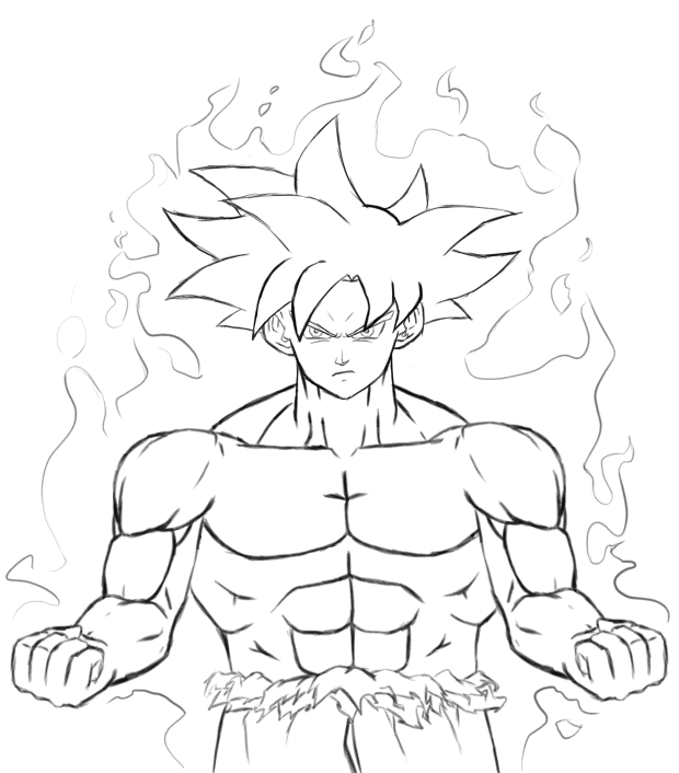 Ultra instinct goku by darkangel on