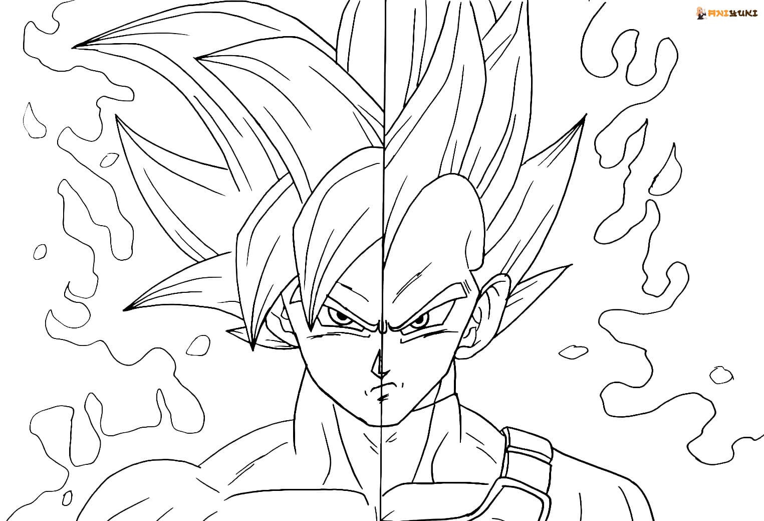 Goku coloring pages