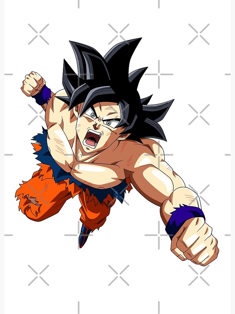 Goku ultra instinto art board print for sale by julyart