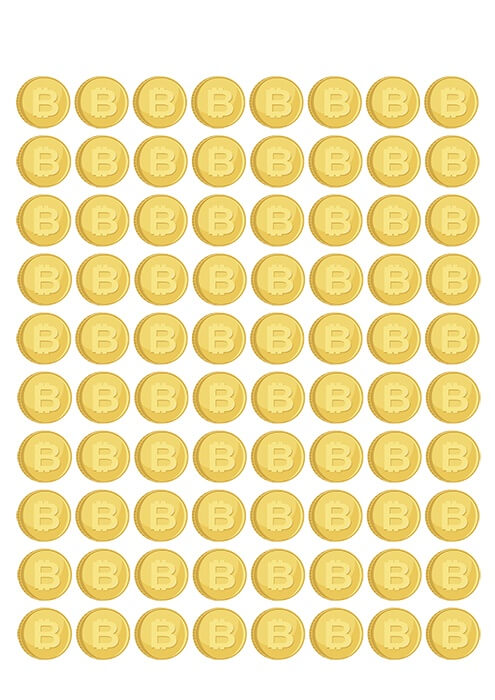 Gold bitcoin printable template free printable papercraft templates