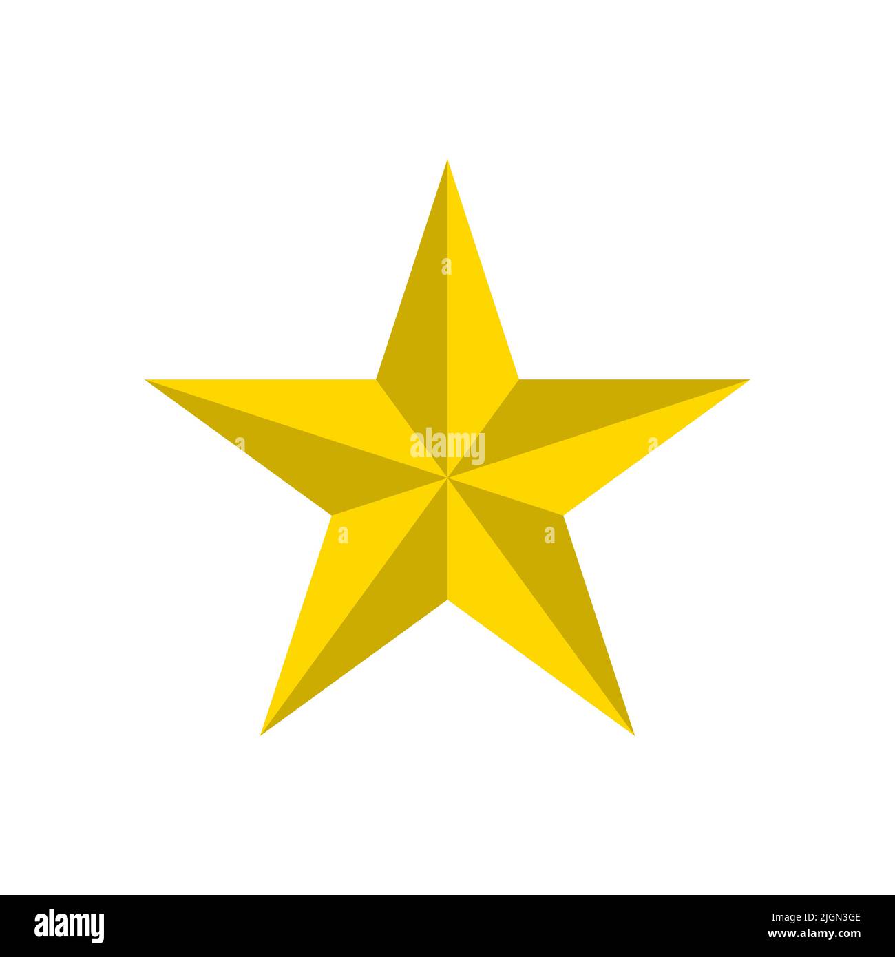 Star golden logo cut out stock images pictures