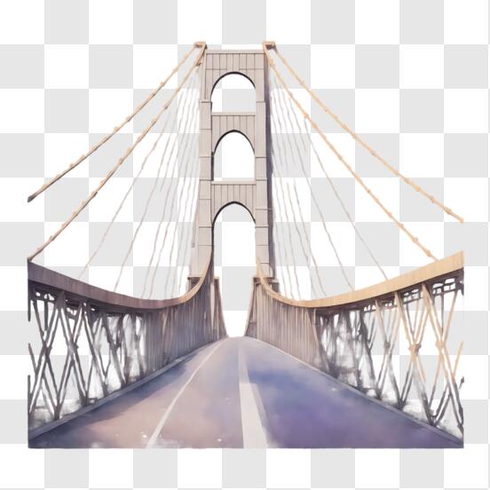 Download golden gate bridge drawing png online