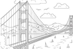 Download free golden gate bridge coloring bookmarks golden gate national parks conservancy