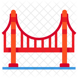 Golden gate bridge icon