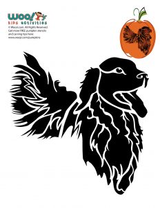 Dog breeds pumpkin carving stencils woo jr kids activities childrens publishing