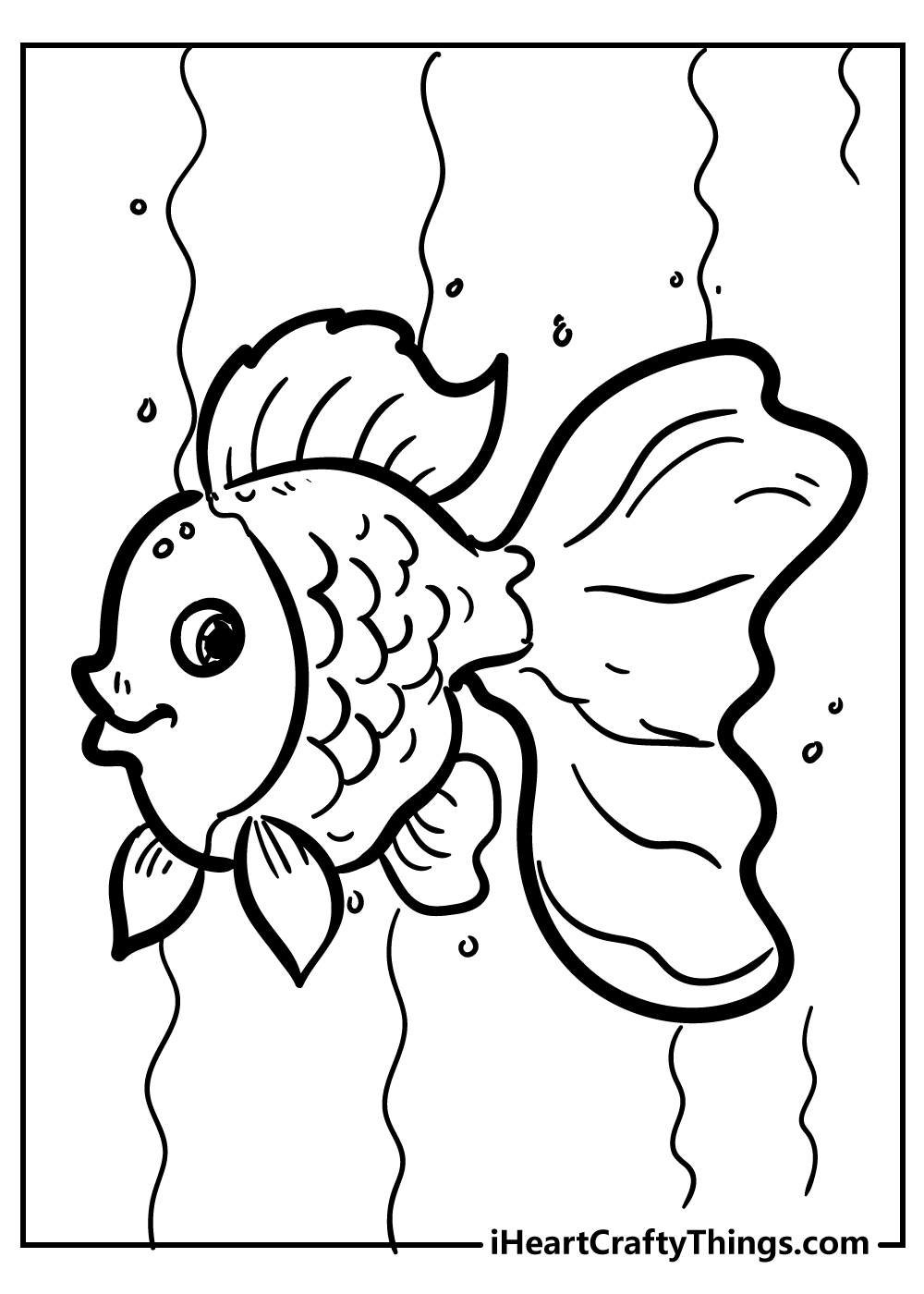 Fish coloring pages free printables