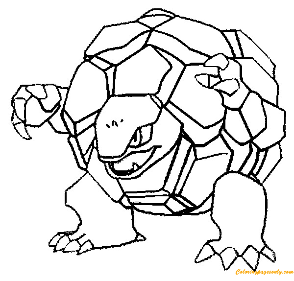 Pokemon characters coloring pages printable for free download