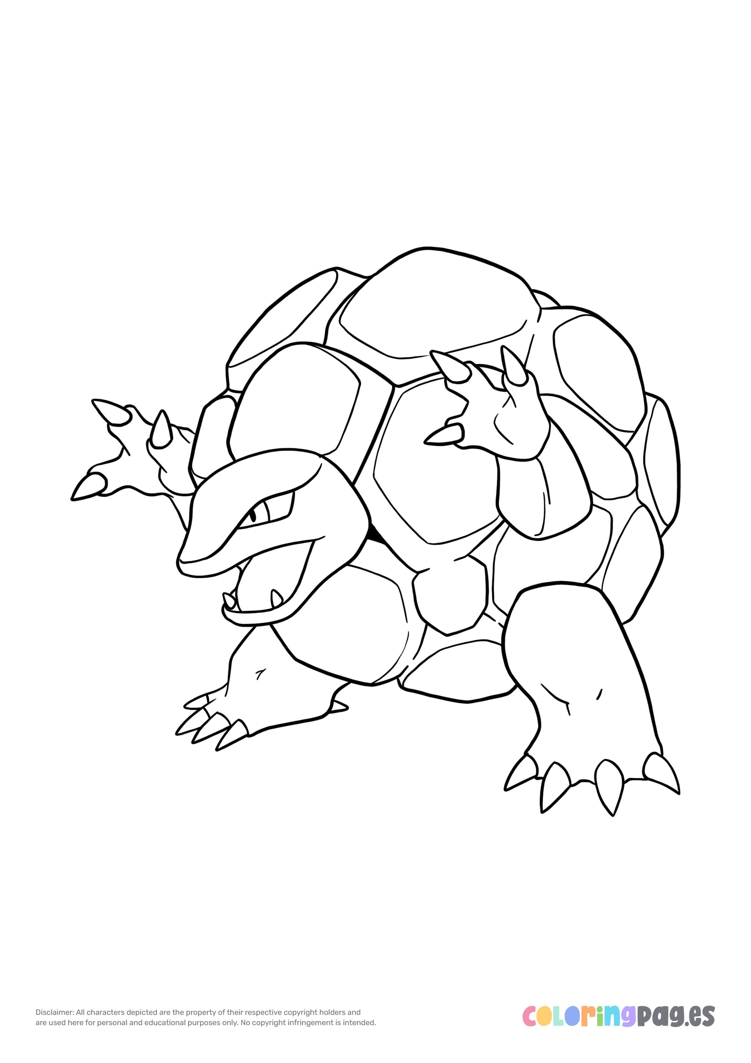 Golem coloring page pokemon coloring pages coloring pages pokemon coloring