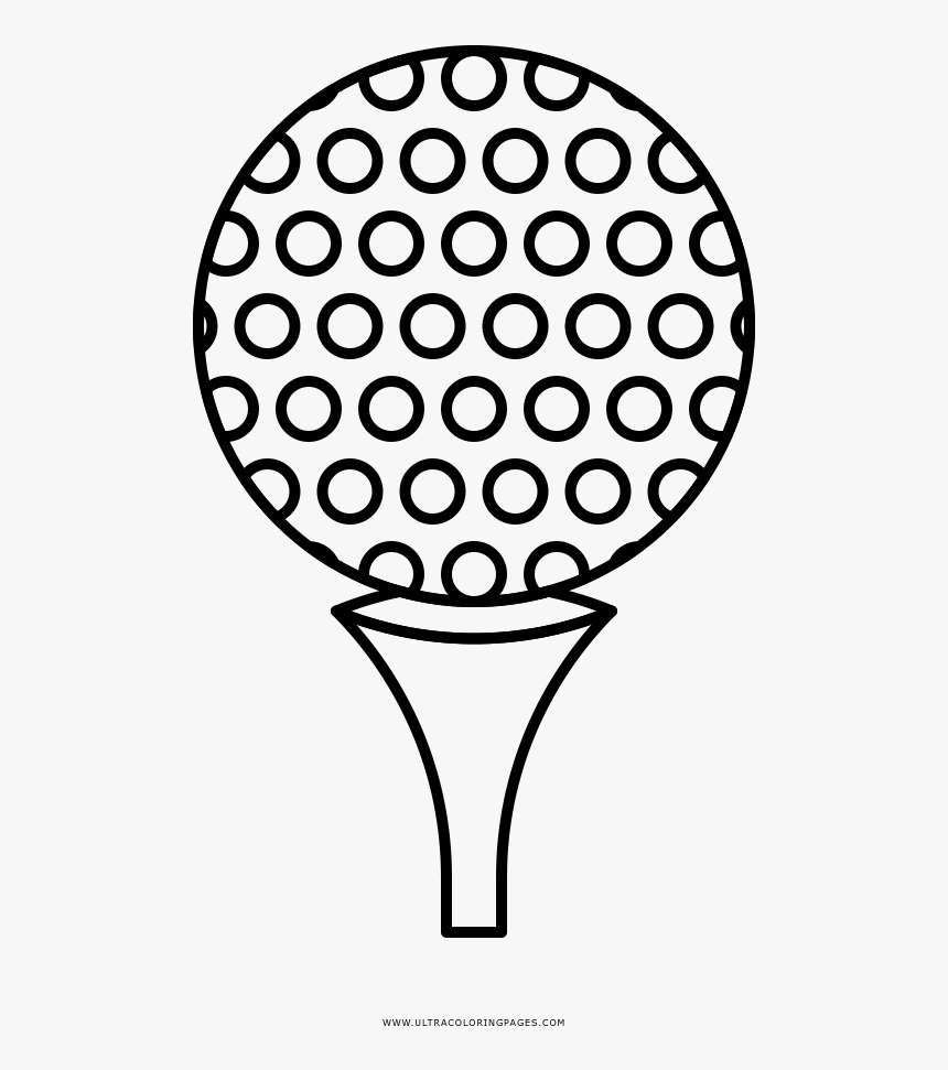 Golf ball coloring page hd png download transparent png image