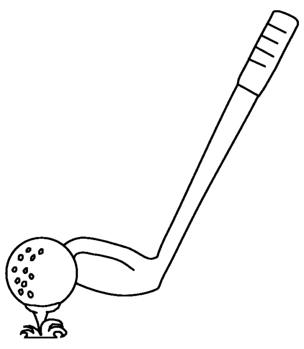 Golf coloring pages printable for free download