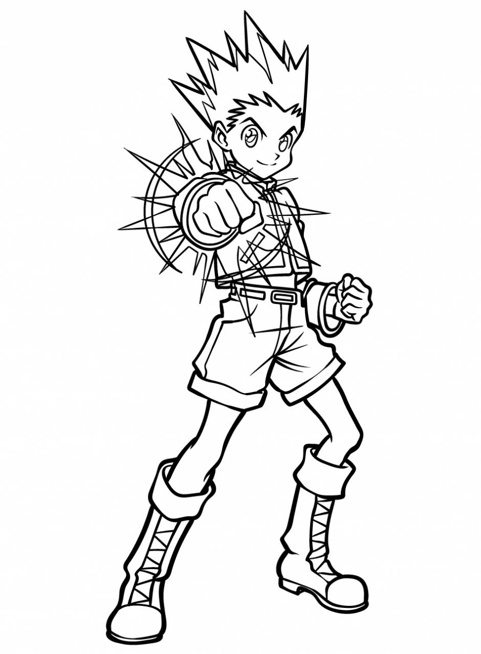 Anime coloring pages