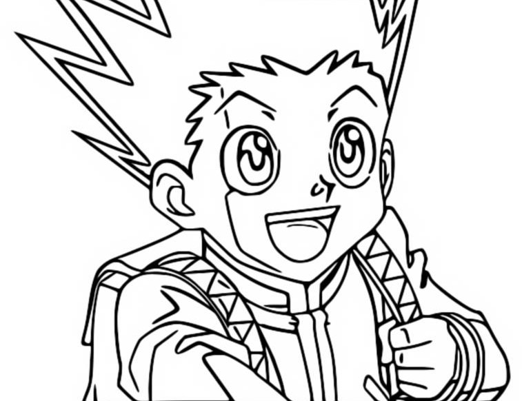 Coloring pages hunter x hunter