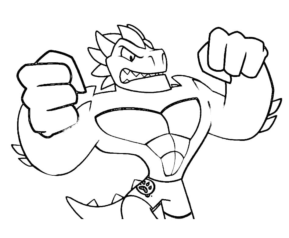 Free printable goo jit zu coloring pages for kids adults
