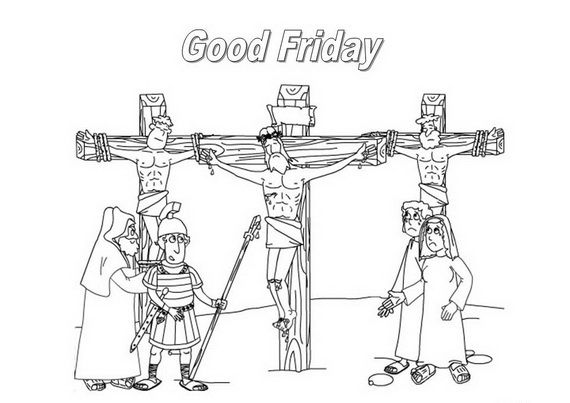 Good friday coloring pages and pintables for kids crucifixiãn de jesãºs viernes santos buen viernes